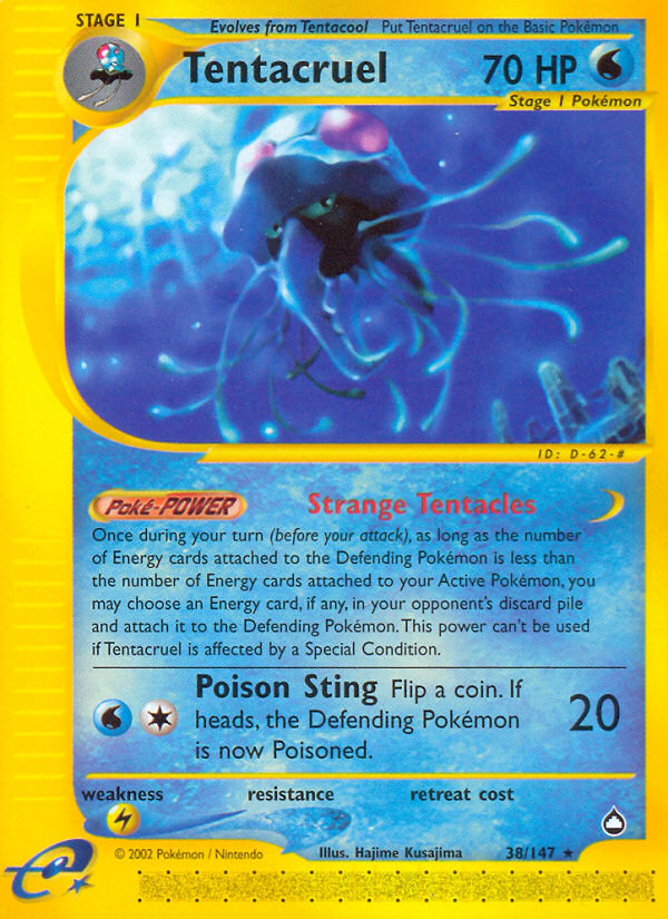 Tentacruel (38/147) [Aquapolis] | Black Swamp Games