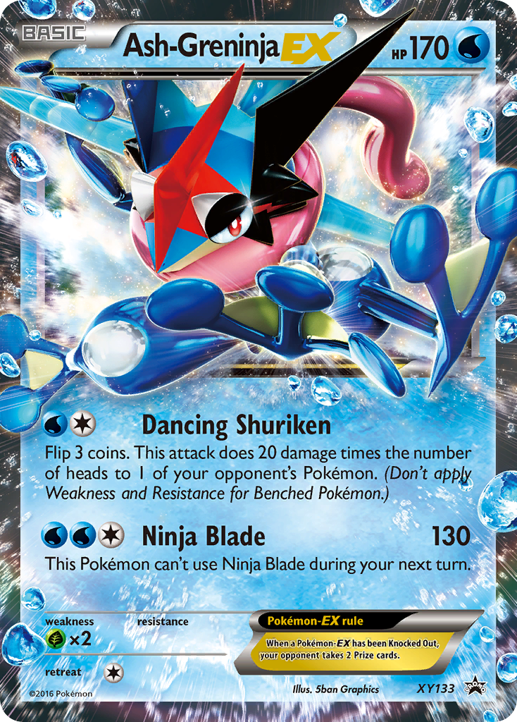 Ash-Greninja EX (XY133) [XY: Black Star Promos] | Black Swamp Games