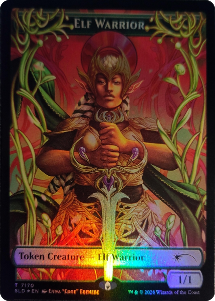 Elf Warrior Token (7170) [Secret Lair Drop Series] | Black Swamp Games