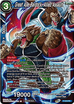 Great Ape Bardock, Allied Assault (P-318) [Tournament Promotion Cards] | Black Swamp Games