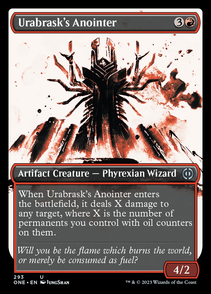 Urabrask's Anointer (Showcase Ichor) [Phyrexia: All Will Be One] | Black Swamp Games