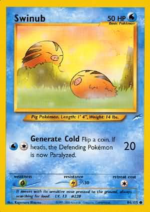 Swinub (84/105) [Neo Destiny Unlimited] | Black Swamp Games