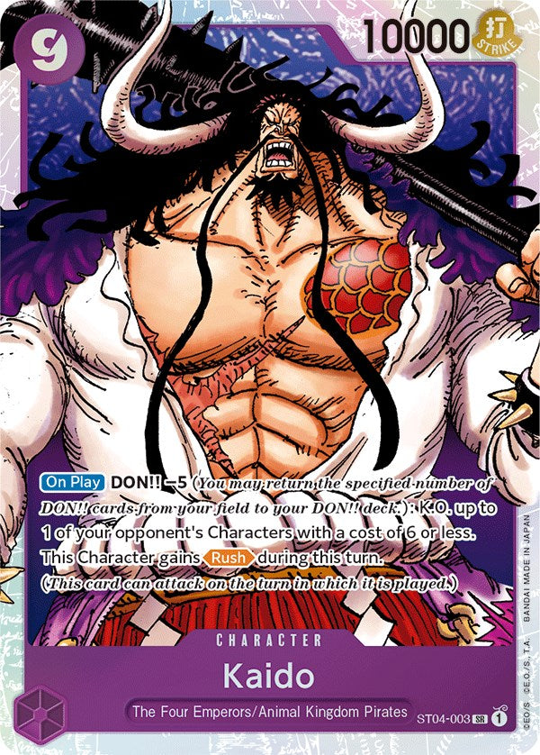Kaido (003) [Starter Deck: Animal Kingdom Pirates] | Black Swamp Games