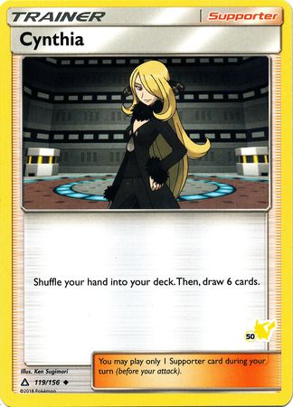 Cynthia (119/156) (Pikachu Stamp #50) [Battle Academy 2020] | Black Swamp Games