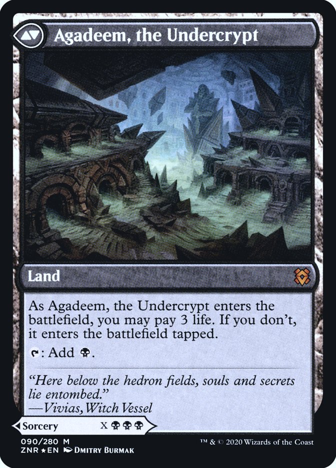 Agadeem's Awakening // Agadeem, the Undercrypt [Zendikar Rising Prerelease Promos] | Black Swamp Games