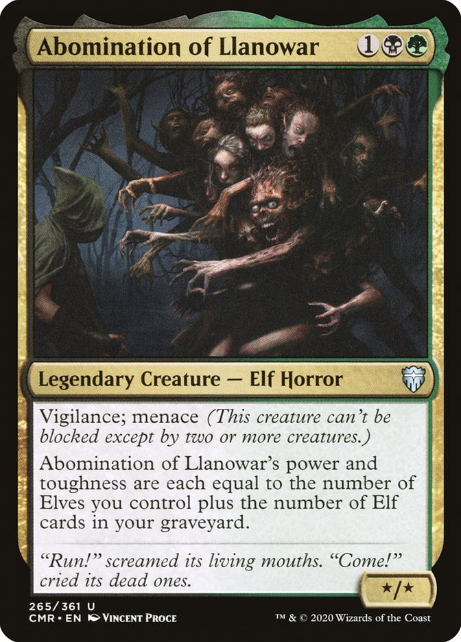 Abomination of Llanowar [Commander Legends] | Black Swamp Games
