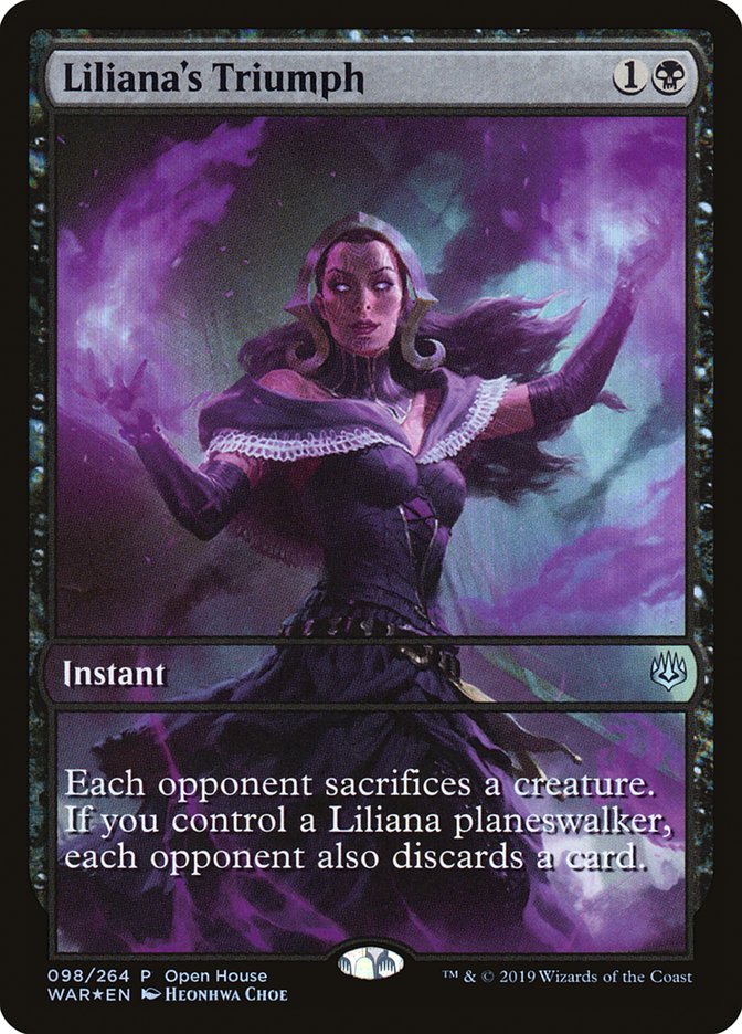 Liliana's Triumph (Open House) [War of the Spark Promos] | Black Swamp Games