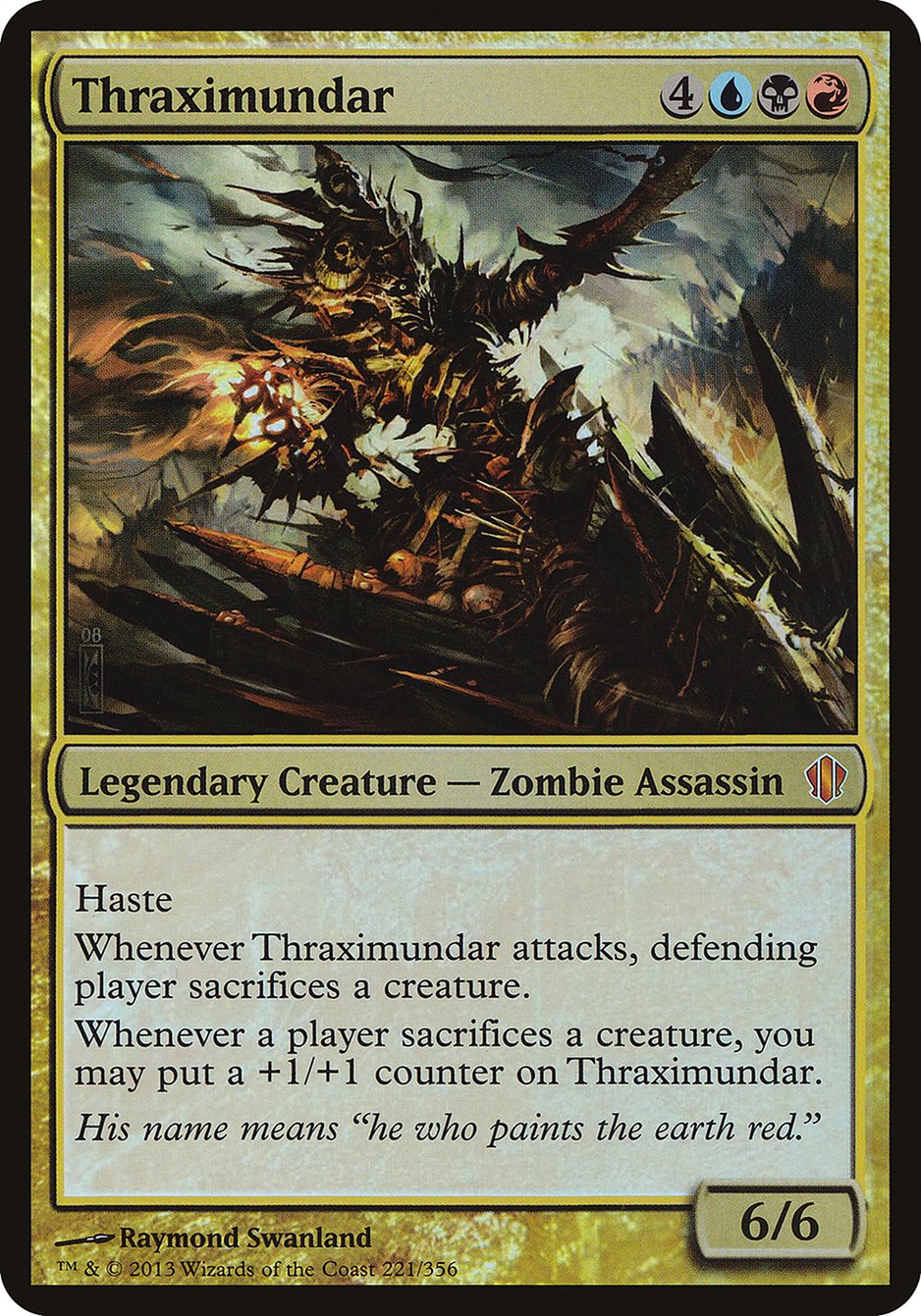 Thraximundar (Oversized) [Commander 2013 Oversized] | Black Swamp Games