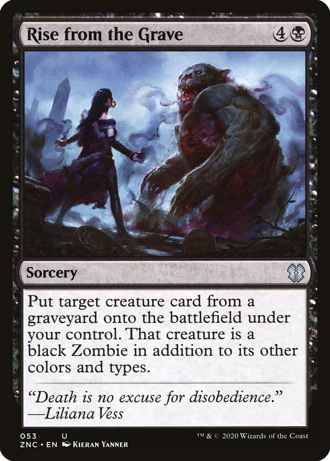 Rise from the Grave [Zendikar Rising Commander] | Black Swamp Games