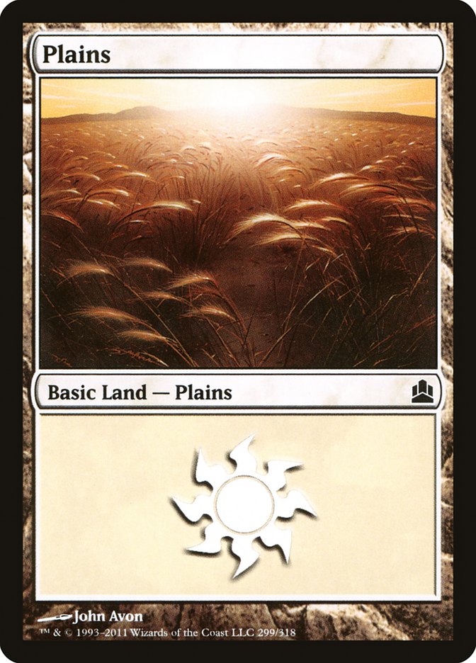 Plains (299) [Commander 2011] | Black Swamp Games