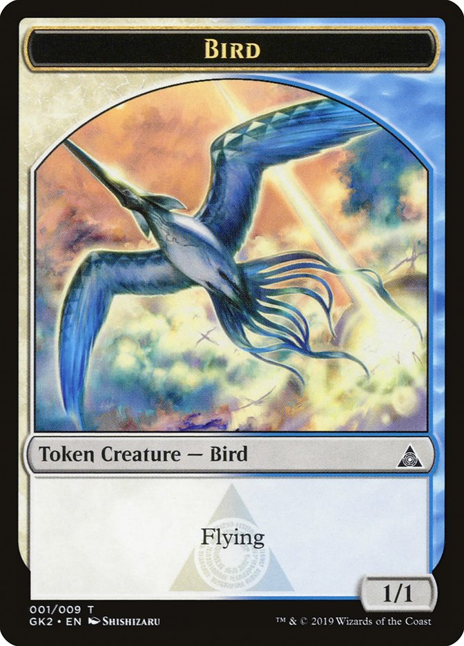 Bird // Thopter Double-Sided Token [Ravnica Allegiance Guild Kit Tokens] | Black Swamp Games