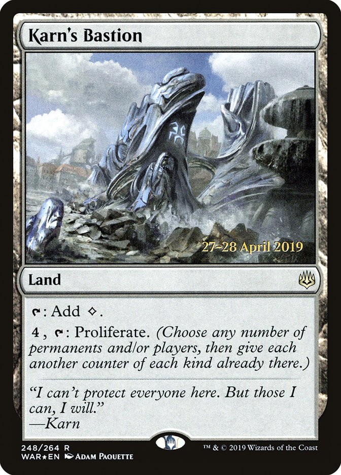Karn's Bastion [War of the Spark Prerelease Promos] | Black Swamp Games