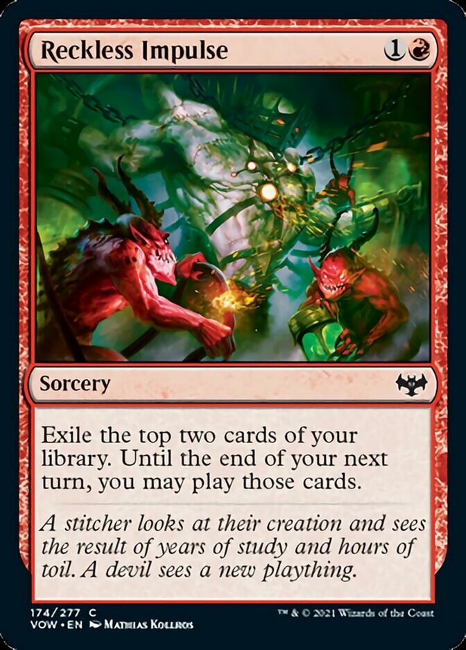 Reckless Impulse [Innistrad: Crimson Vow] | Black Swamp Games