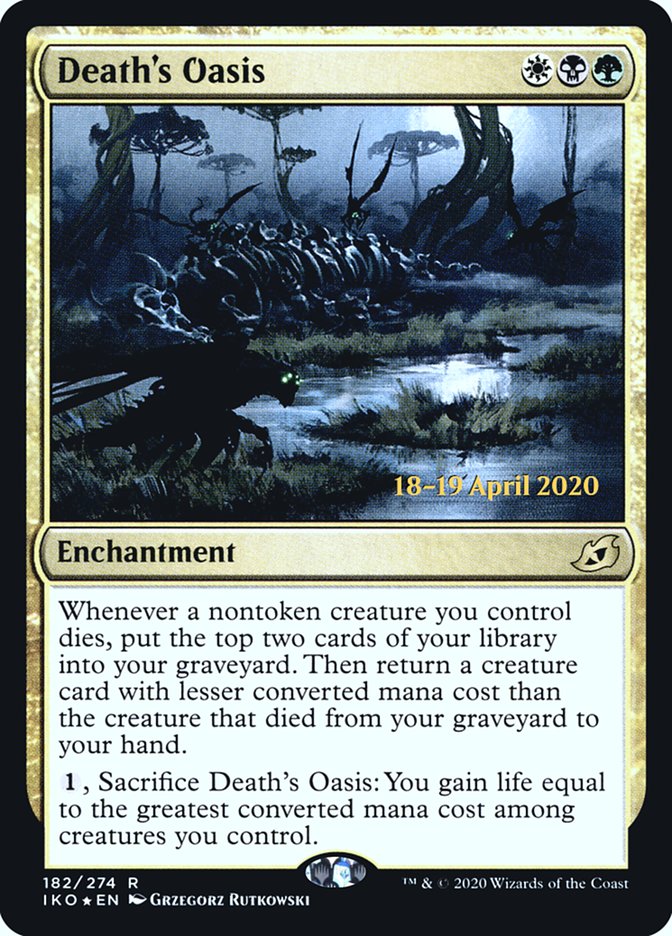 Death's Oasis [Ikoria: Lair of Behemoths Prerelease Promos] | Black Swamp Games