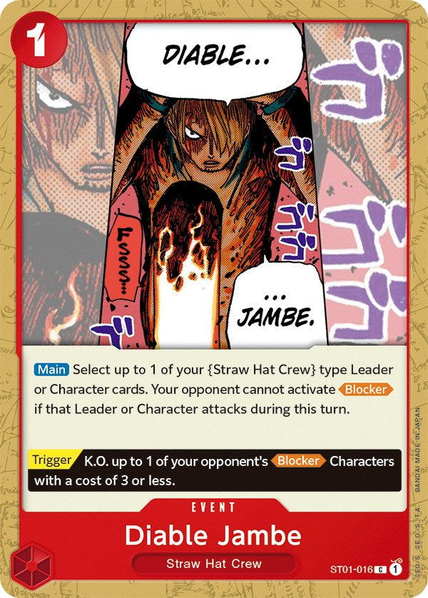 Diable Jambe [Starter Deck: Straw Hat Crew] | Black Swamp Games