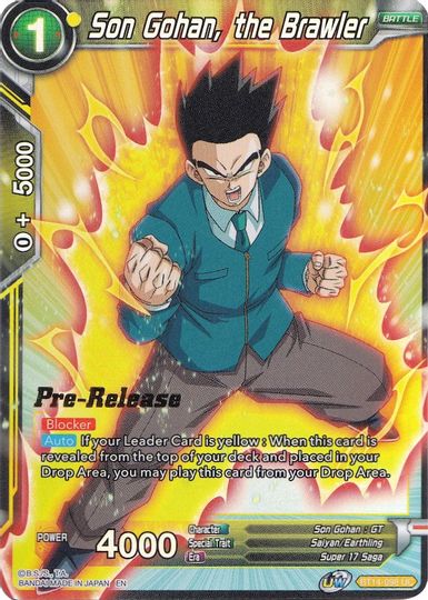 Son Gohan, the Brawler (BT14-098) [Cross Spirits Prerelease Promos] | Black Swamp Games