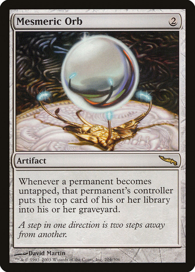 Mesmeric Orb [Mirrodin] | Black Swamp Games