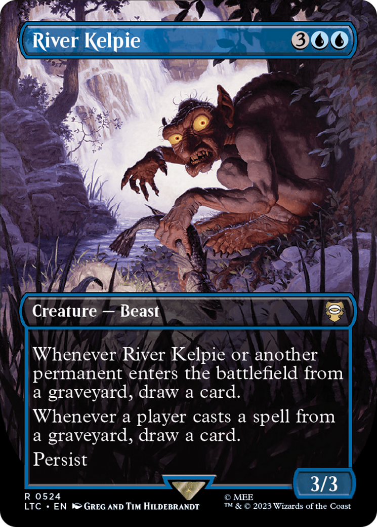 River Kelpie (Borderless) [The Lord of the Rings: Tales of Middle-Earth Commander] | Black Swamp Games