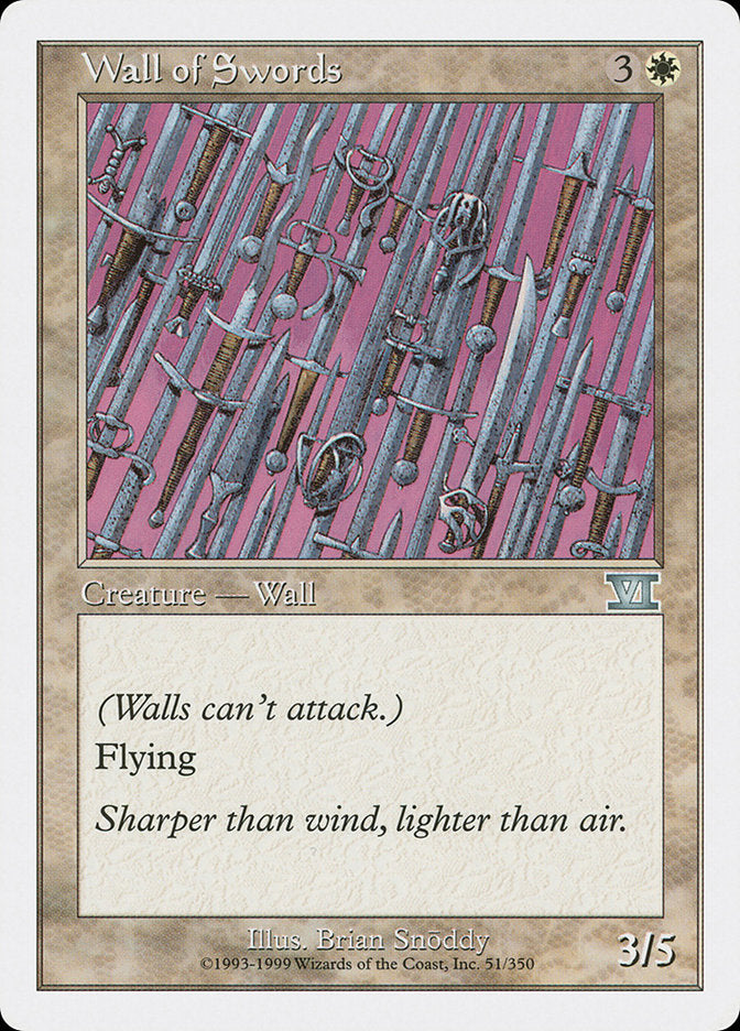 Wall of Swords [Classic Sixth Edition] | Black Swamp Games