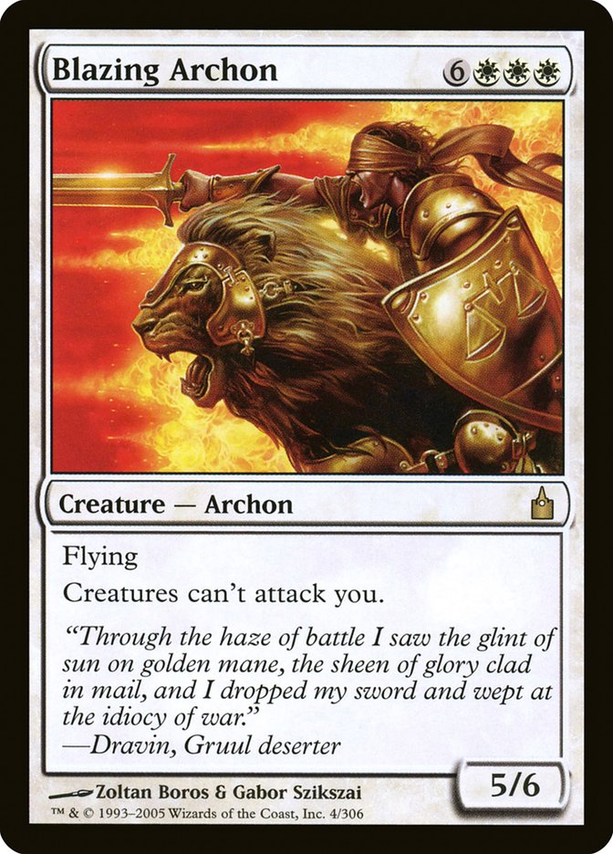 Blazing Archon [Ravnica: City of Guilds] | Black Swamp Games