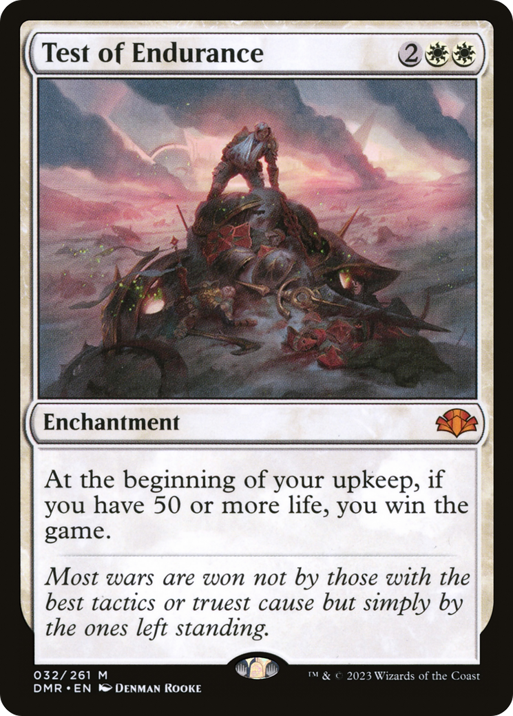 Test of Endurance [Dominaria Remastered] | Black Swamp Games