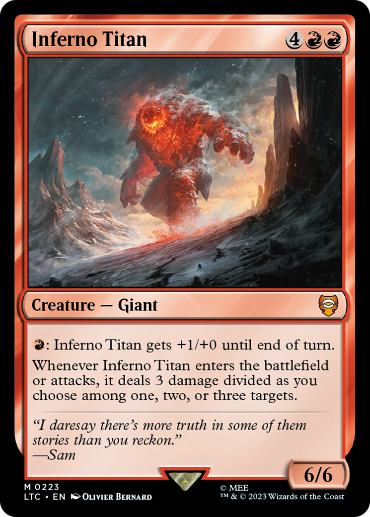 Inferno Titan [The Lord of the Rings: Tales of Middle-Earth Commander] | Black Swamp Games