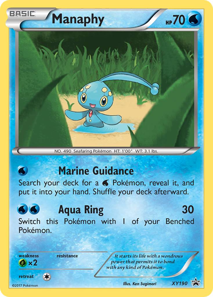 Manaphy (XY190) [XY: Black Star Promos] | Black Swamp Games