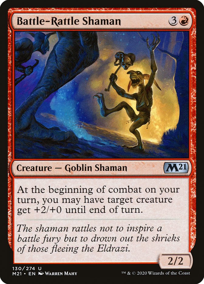 Battle-Rattle Shaman [Core Set 2021] | Black Swamp Games
