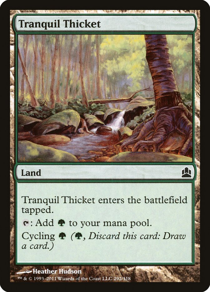 Tranquil Thicket [Commander 2011] | Black Swamp Games