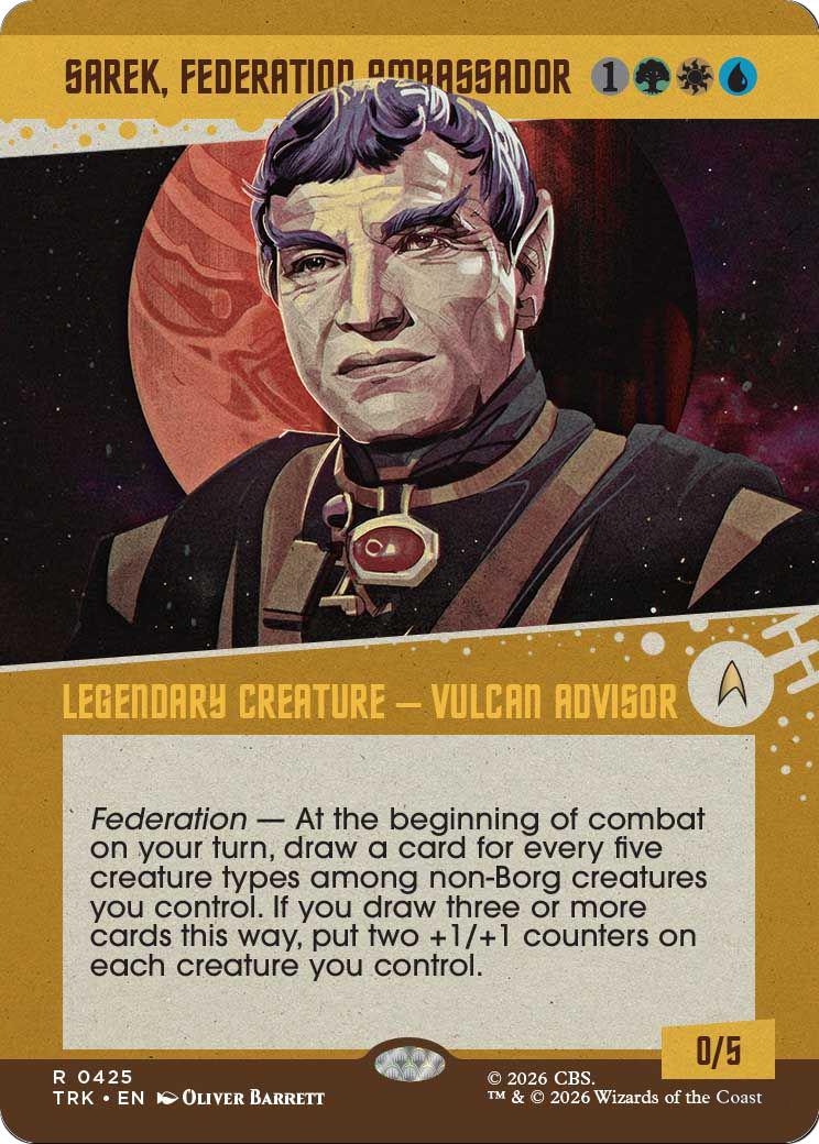 Sarek, Federation Ambassador (Showcase) [Star Trek] | Black Swamp Games