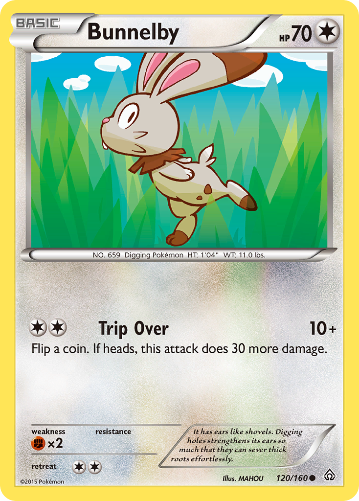Bunnelby (120/160) [XY: Primal Clash] | Black Swamp Games