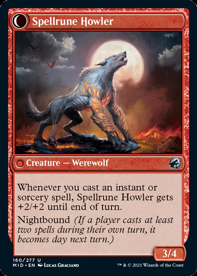 Spellrune Painter // Spellrune Howler [Innistrad: Midnight Hunt] | Black Swamp Games