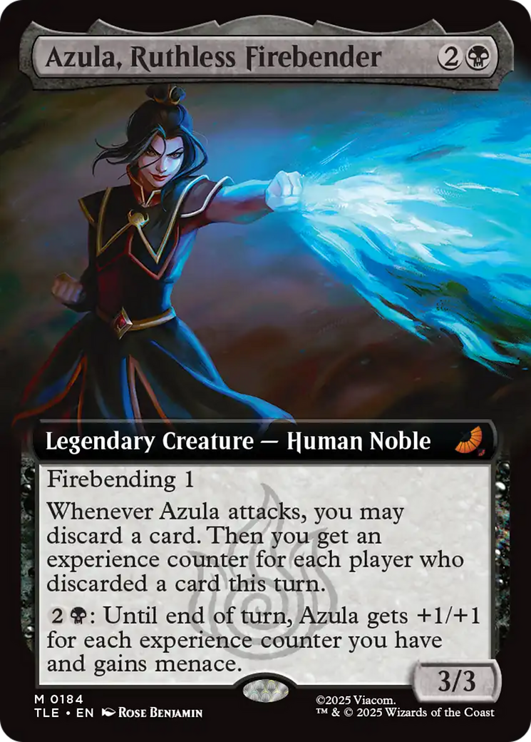 Azula, Ruthless Firebender (Extended Art) [Avatar: The Last Airbender: Eternal-Legal] | Black Swamp Games
