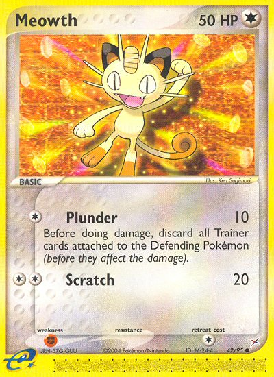 Meowth (42/95) [EX: Team Magma vs Team Aqua] | Black Swamp Games
