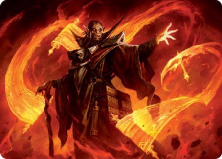 Plargg, Dean of Chaos Art Card [Strixhaven: School of Mages Art Series] | Black Swamp Games