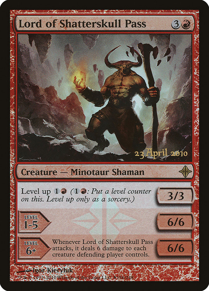 Lord of Shatterskull Pass [Rise of the Eldrazi Prerelease Promos] | Black Swamp Games