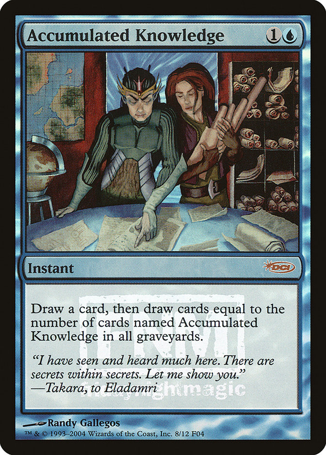 Accumulated Knowledge [Friday Night Magic 2004] | Black Swamp Games