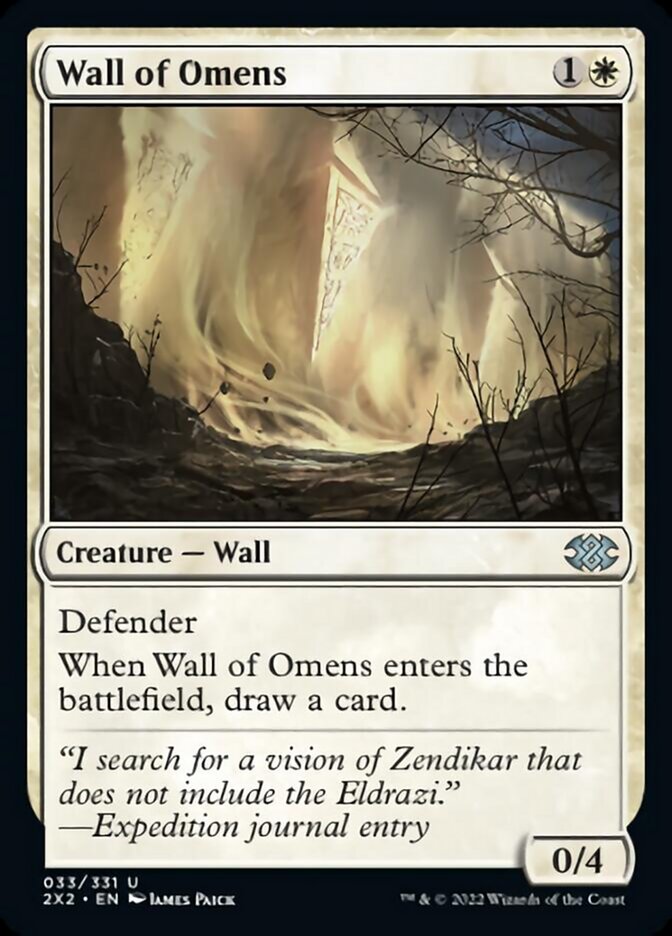 Wall of Omens [Double Masters 2022] | Black Swamp Games