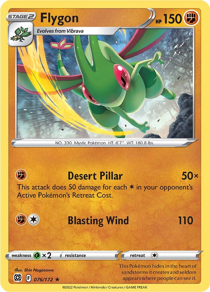 Flygon (076/172) [Sword & Shield: Brilliant Stars] | Black Swamp Games