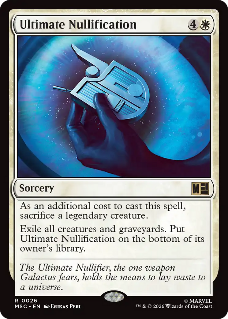 Ultimate Nullification (Surge Foil) [Marvel Super Heroes Commander] | Black Swamp Games