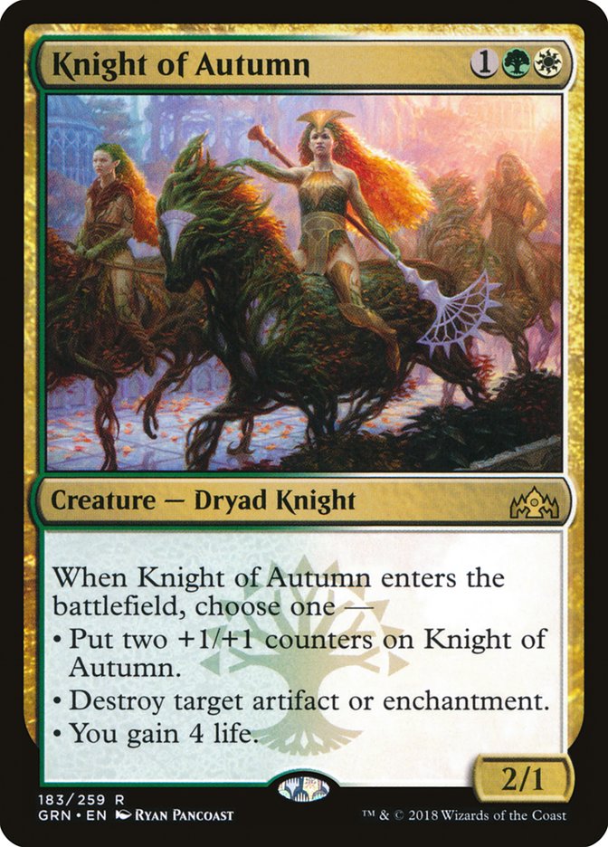 Knight of Autumn [Guilds of Ravnica] | Black Swamp Games