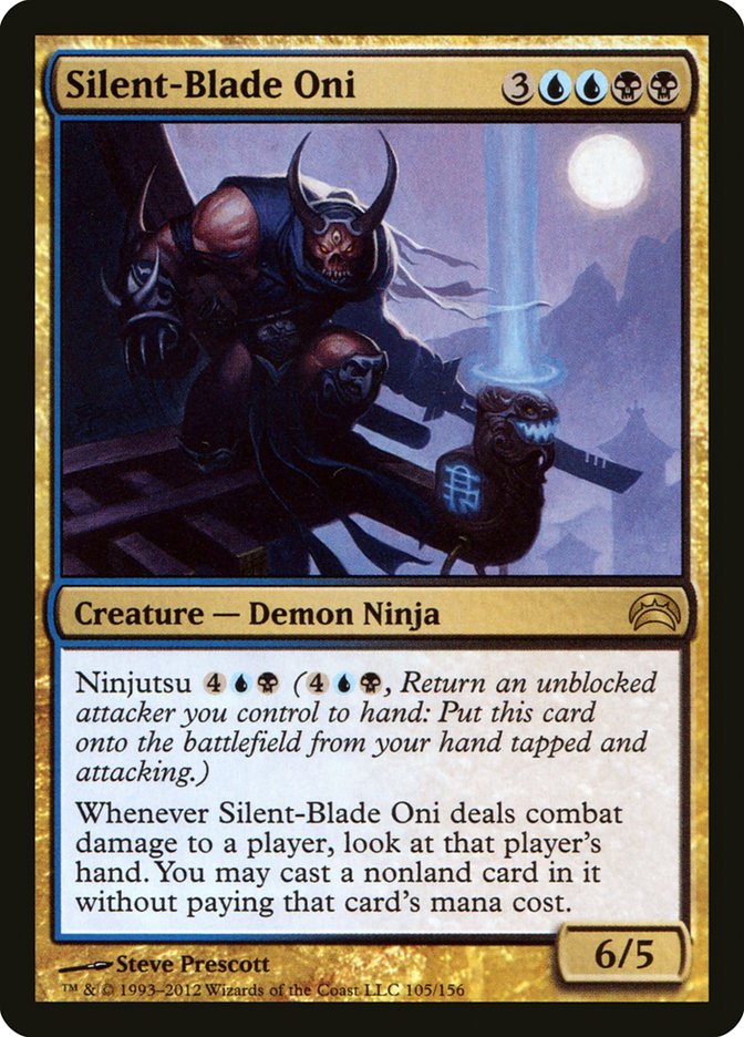 Silent-Blade Oni [Planechase 2012] | Black Swamp Games