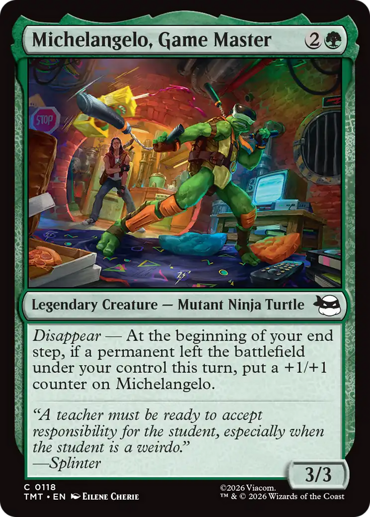 Michelangelo, Game Master [Teenage Mutant Ninja Turtles] | Black Swamp Games