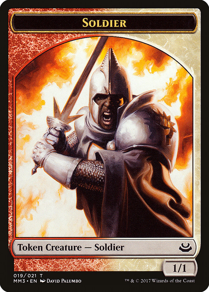 Soldier Token (019/021) [Modern Masters 2017 Tokens] | Black Swamp Games