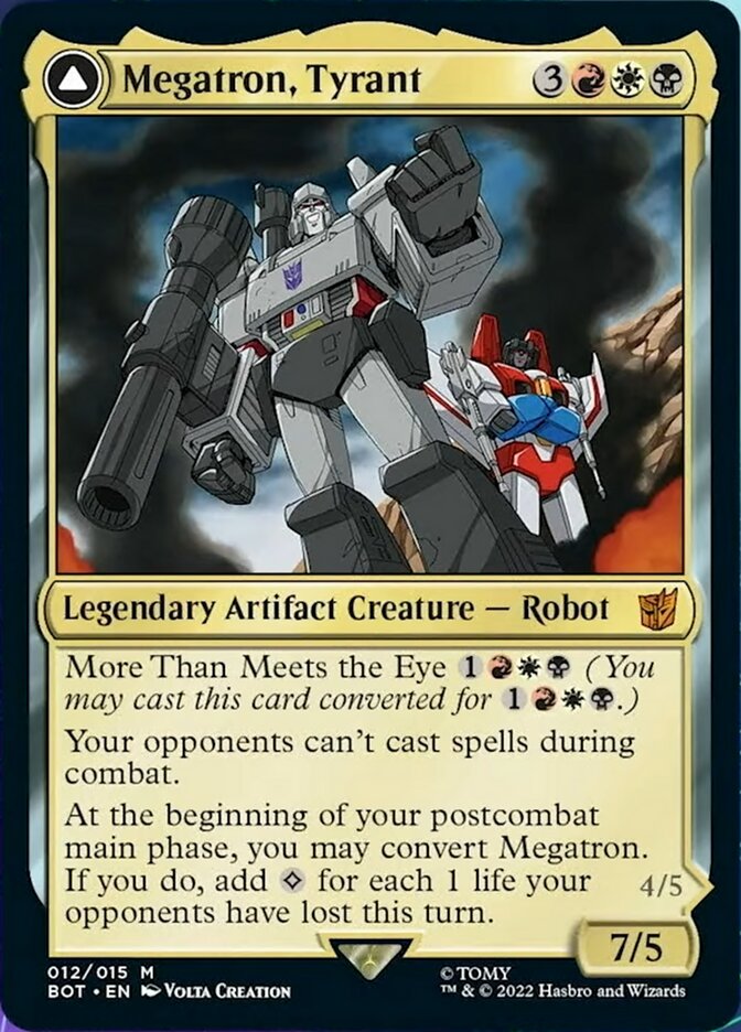 Megatron, Tyrant // Megatron, Destructive Force [Transformers] | Black Swamp Games