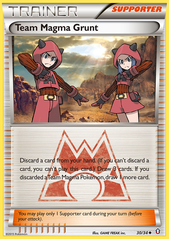Team Magma Grunt (30/34) [XY: Double Crisis] | Black Swamp Games