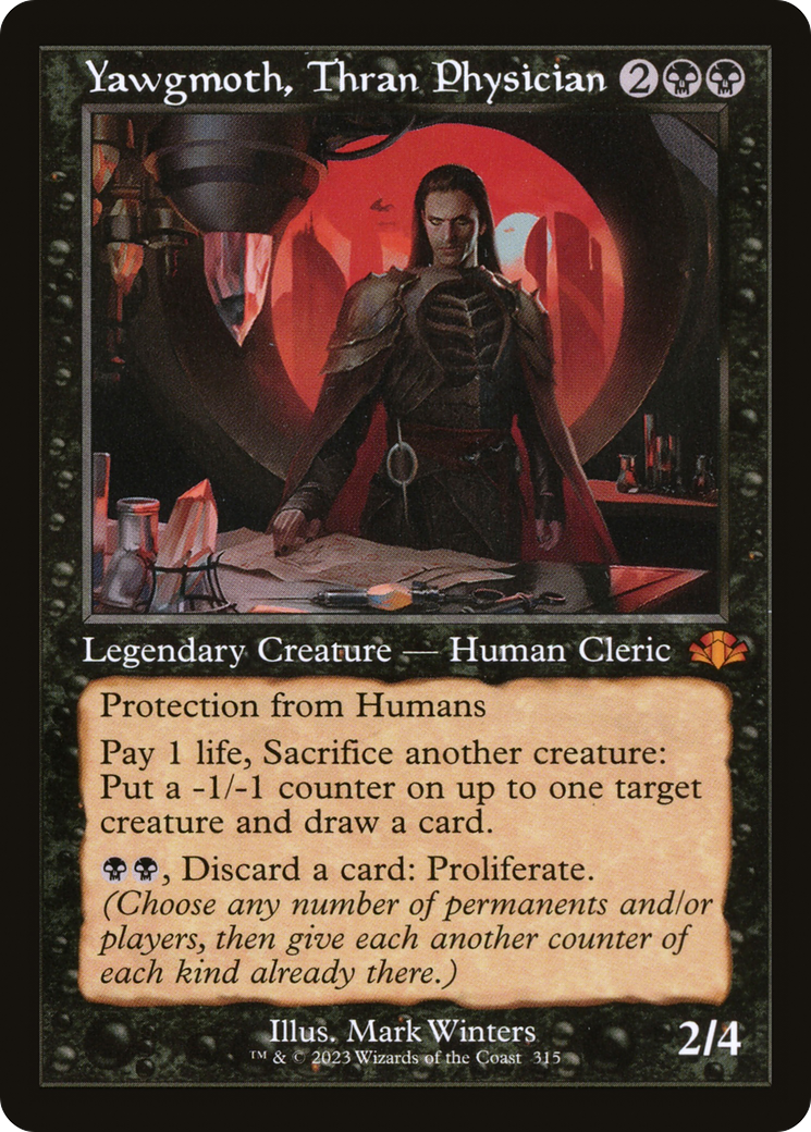Yawgmoth, Thran Physician (Retro) [Dominaria Remastered] | Black Swamp Games