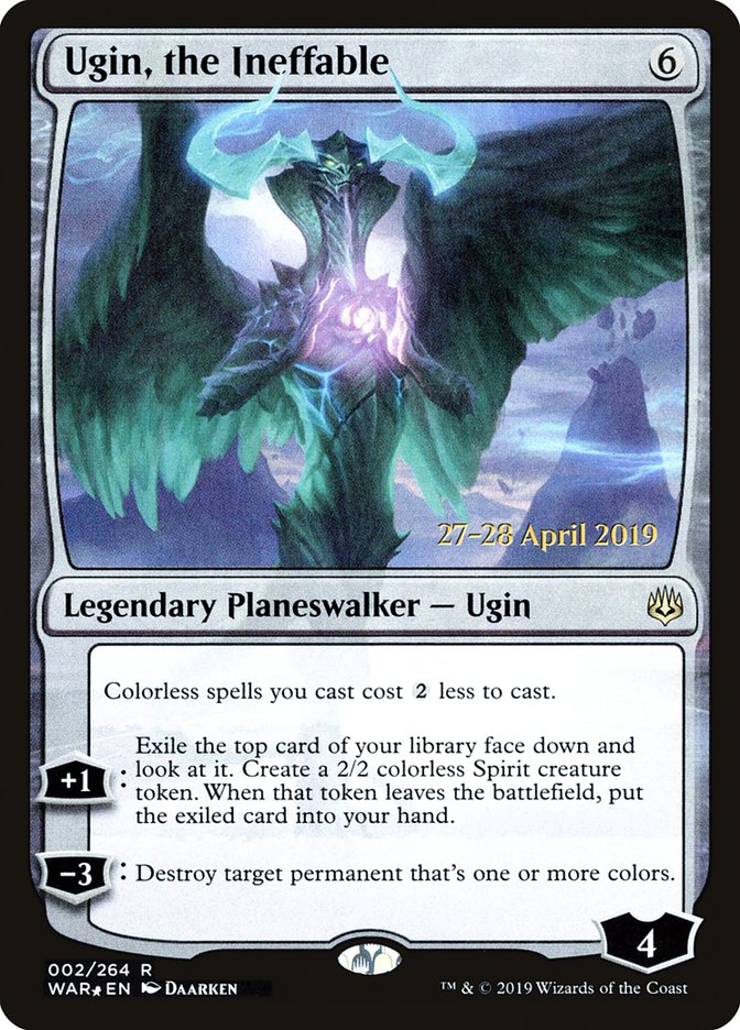 Ugin, the Ineffable [War of the Spark Prerelease Promos] | Black Swamp Games