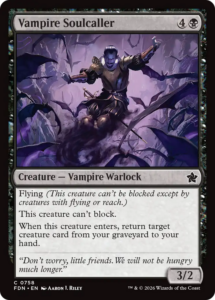 Vampire Soulcaller (0758) [Foundations] | Black Swamp Games