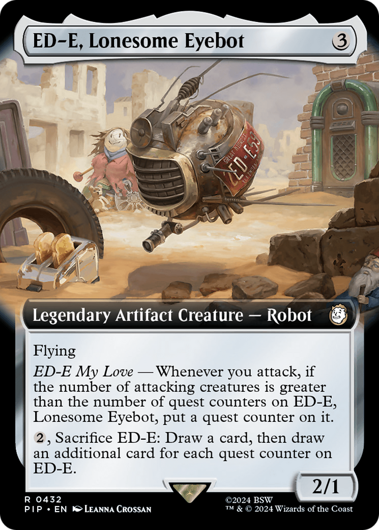 ED-E, Lonesome Eyebot (Extended Art) [Fallout] | Black Swamp Games